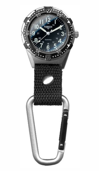 Dakota Watch Company 2844-6 Clip Unisex Quartz Black,Stainless steel watch