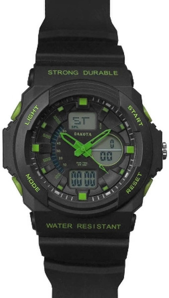Dakota Watch Company 3566-4 Wristwatch Electronic Black,Green watch