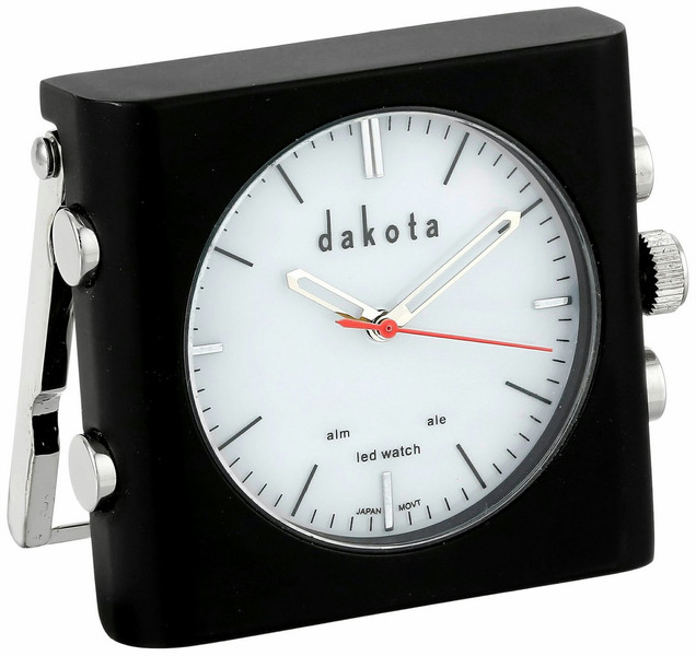 Dakota Watch Company 3836-6 Digital table clock Quadratisch Schwarz, Weiß Tischuhr