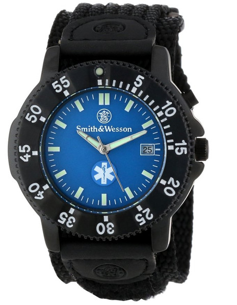 Smith & Wesson SWW-455-EMT Wristwatch Male Quartz Black,White watch