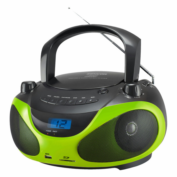 Sencor SPT 228 BG Portable CD player Black,Green