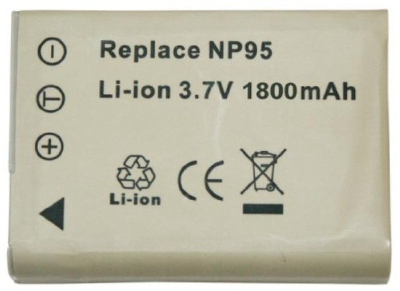 Kinamax BTR-NP95-C-01 Lithium-Ion 1800mAh 3.7V Wiederaufladbare Batterie