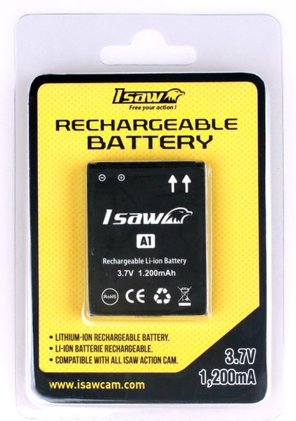 ISAW REP-03 Lithium-Ion 1200mAh 3.7V rechargeable battery