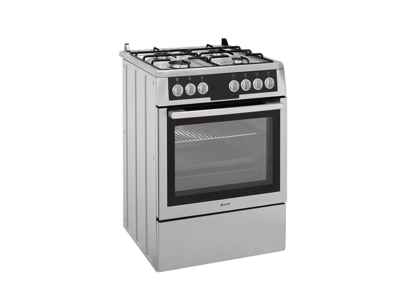 Arcelik 9440 HS DG Freistehend Gas hob A Grau Küchenherd