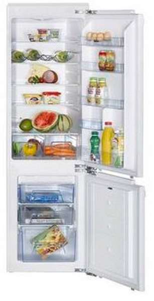 Amica EKGC 16187 Встроенный 190л 56л A+ Белый холодильник с морозильной камерой