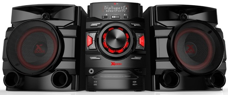 LG CM4440 Mini set 400W Black,Red home audio set