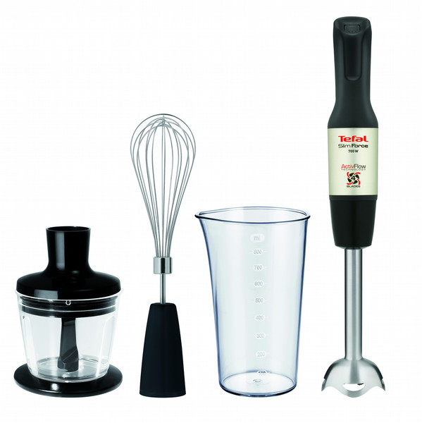 Tefal SlimForce HB853A Pürierstab 0.8l 700W Schwarz, Edelstahl Mixer