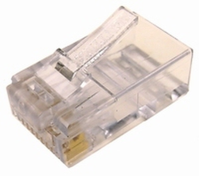 Cables Unlimited RJ45 Cat6 8p8c Connector RJ-45 Transparent wire connector