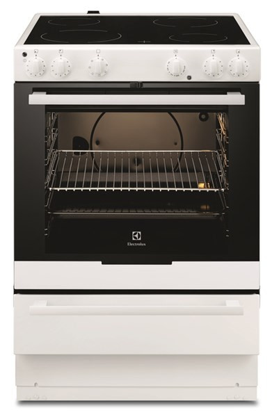 Electrolux EKC6011BOW Freistehend Induktionskochfeld A Schwarz, Weiß