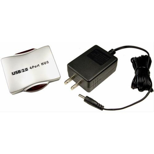 Cables Unlimited USB1800P 480Мбит/с Черный хаб-разветвитель