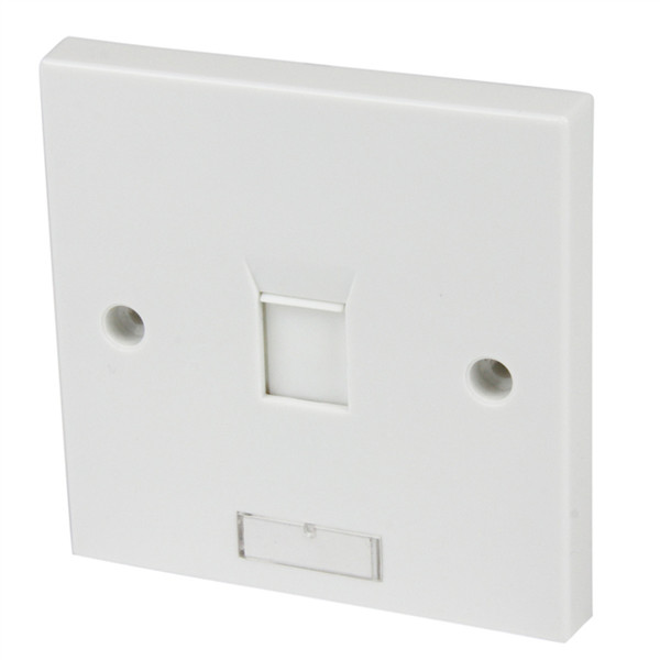 StarTech.com PLATE1WHUK White outlet box
