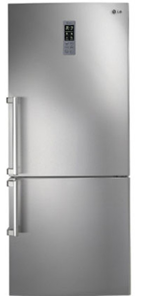 LG GBB548NSQZB Отдельностоящий 445л A++ Нержавеющая сталь холодильник с морозильной камерой