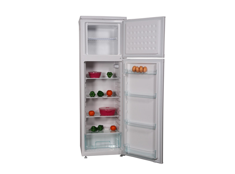 Confortec CF300WA+ freestanding 183L 51L A+ White fridge-freezer