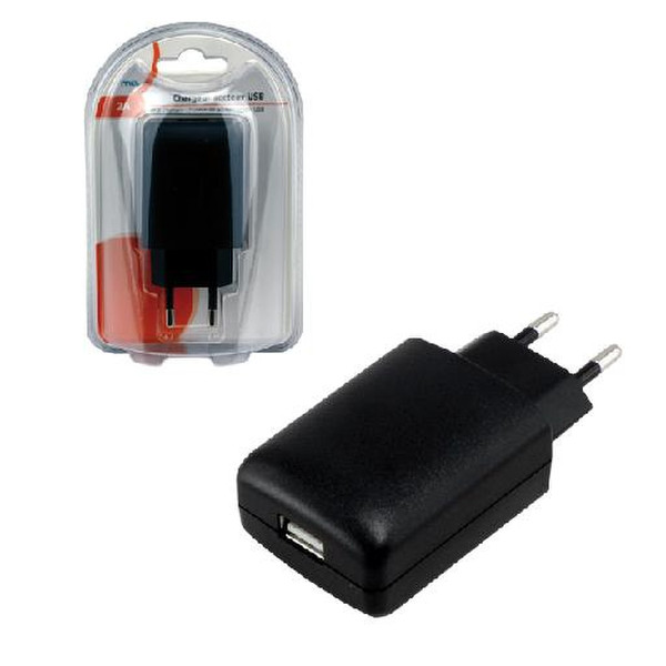MCL PS-5DC/USB-2AZ Innenraum Schwarz Ladegerät für Mobilgeräte