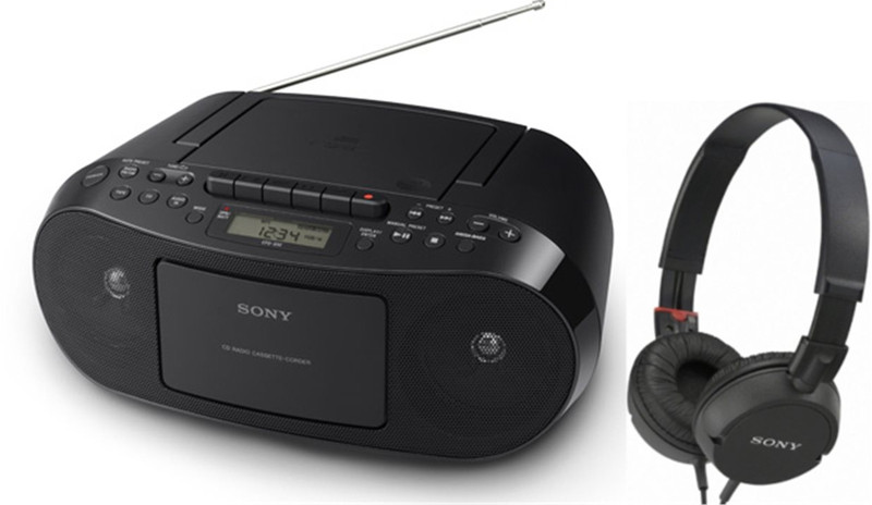 Sony CD CFD-S50 + MDRZX100