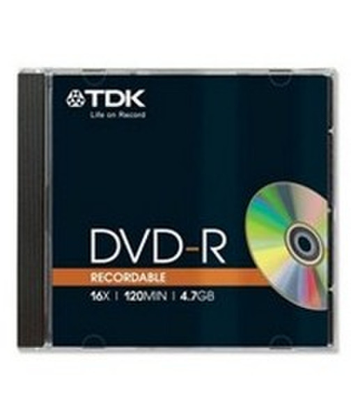 TDK DVD-R 4.7ГБ DVD-R 1шт