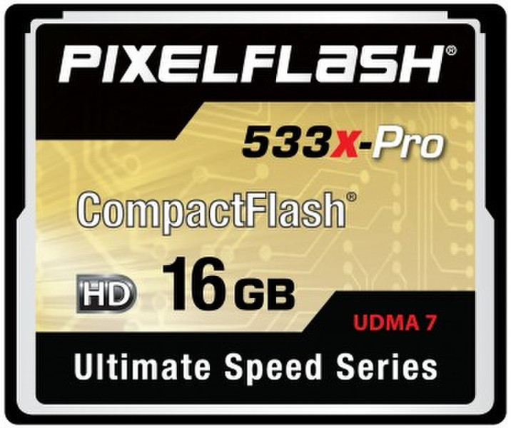 PixelFlash 16GB 533x CF 16GB CompactFlash memory card