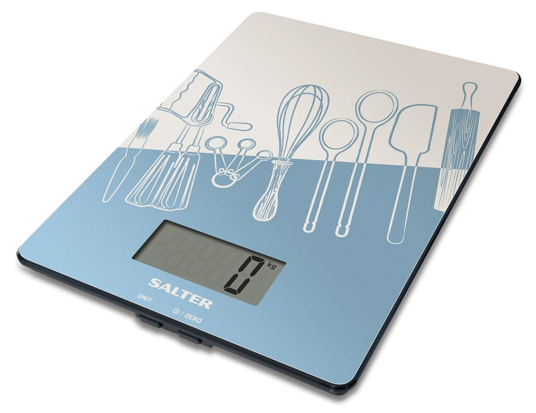 Salter 1102 BLDR Electronic kitchen scale Blue