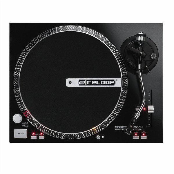 Reloop RP-4000M Direct drive DJ turntable Schwarz
