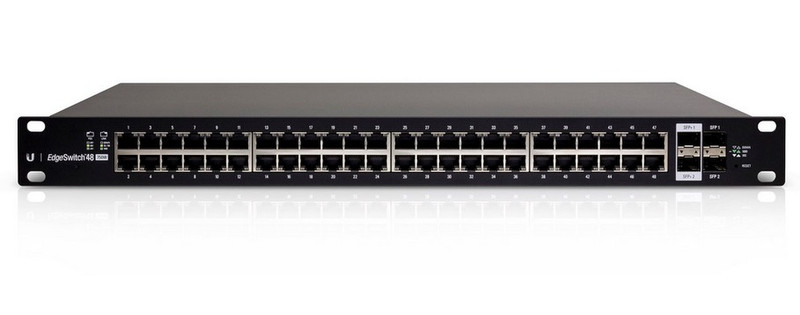 Ubiquiti Networks ES-48-500W Managed network switch L2/L3 Gigabit Ethernet (10/100/1000) Power over Ethernet (PoE) 1U Black network switch
