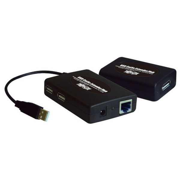 Tripp Lite U224-1R4-R USB 2.0 480Мбит/с Черный хаб-разветвитель