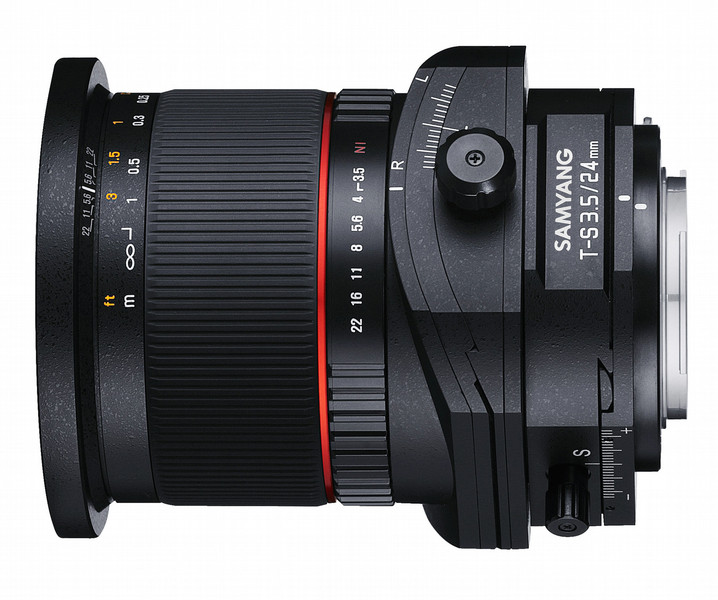 Samyang Tilt/Shift 24mm f/3.5 ED AS UMS, Sony E SLR Wide lens Черный