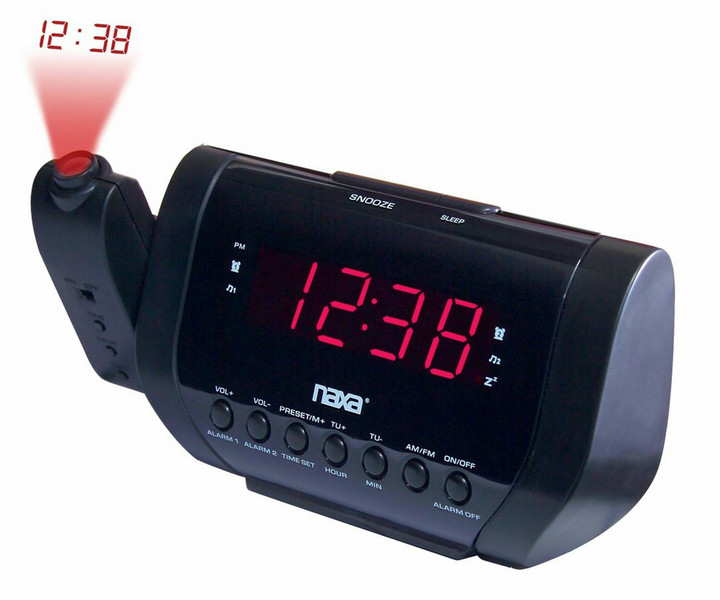 Naxa NRC-173 Clock Black