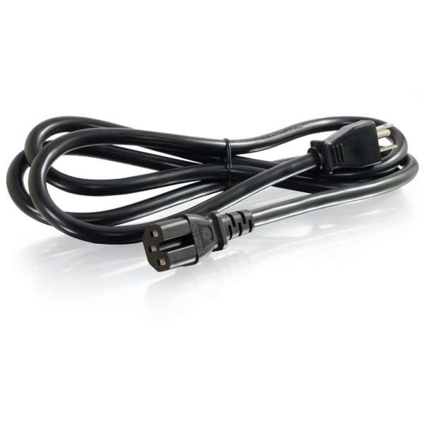 C2G 10342 0.91m NEMA 5-15P C15 coupler Black power cable