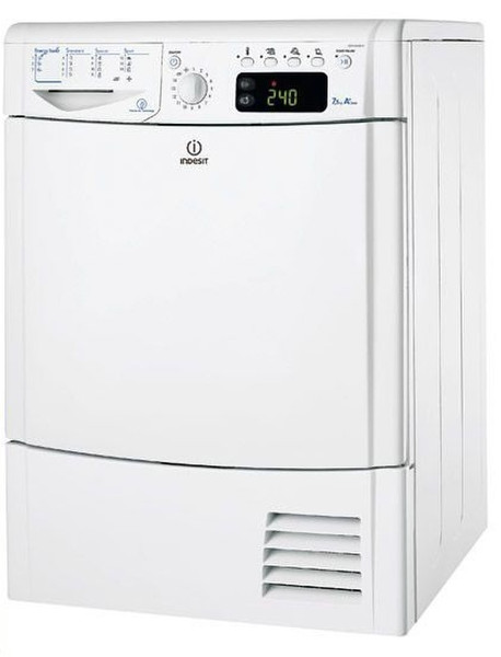 Indesit IDCE 8454X A ECO (EU) Отдельностоящий Фронтальная загрузка 7кг A-40% Белый