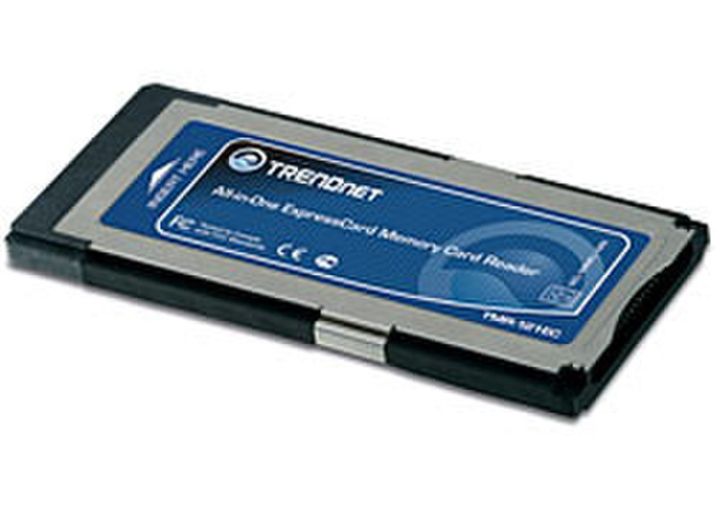 Trendnet ExpressCard Memory Card Reader Черный устройство для чтения карт флэш-памяти