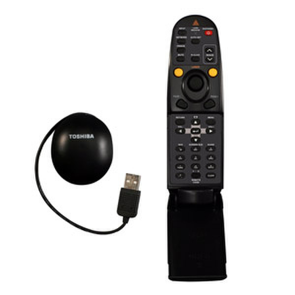 Toshiba Laser Mouse Projector Remote Control Black remote control