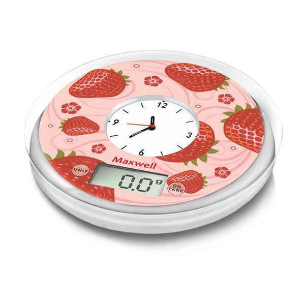 Maxwell MW-1452 Red Electronic kitchen scale Розовый, Белый