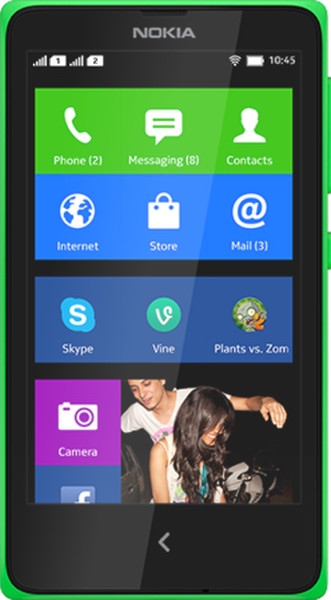 Nokia X Dual Sim 4GB Green