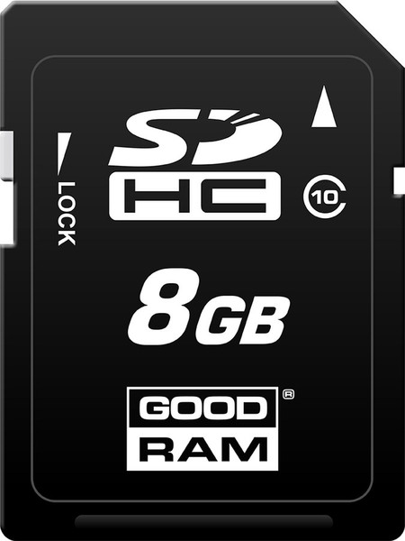 Goodram SDHC 8GB 8ГБ SDHC Class 10 карта памяти