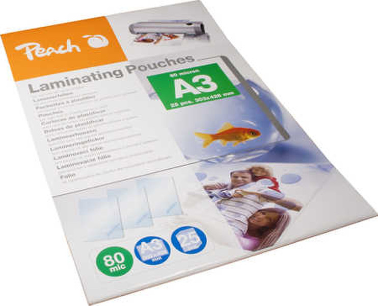 Peach 510418 25pc(s) laminator pouch