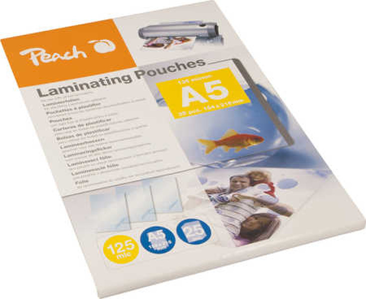 Peach 510439 25pc(s) laminator pouch