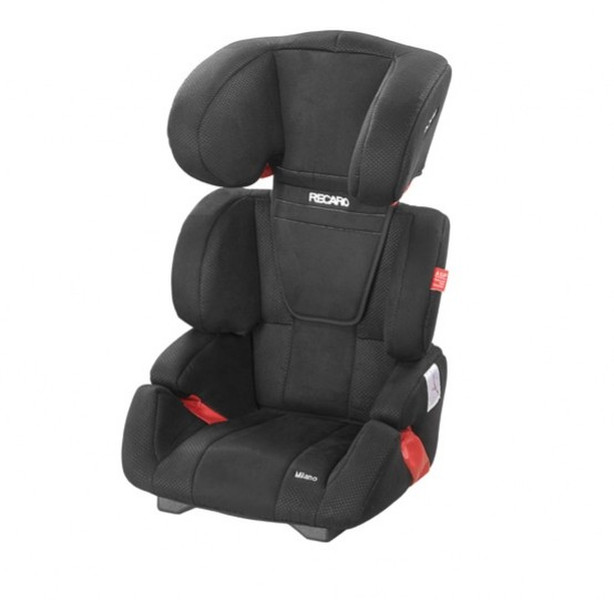 Recaro Milano 2-3 (15 - 36 kg; 3.5 - 12 years) Black baby car seat