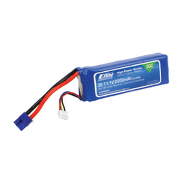 E-flite EFLB22003S30 Lithium Polymer 2200mAh 11.1V rechargeable battery