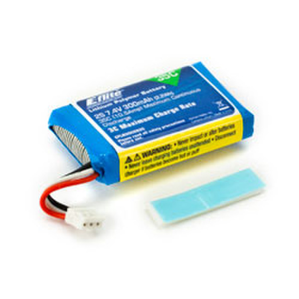 E-flite EFLB3002S3 Lithium Polymer 300mAh 7.4V rechargeable battery