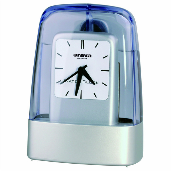 Orava BD-501 Quartz table clock Silber Tischuhr