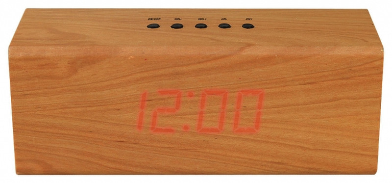 Orava RBD-610 B Uhr Holz Radio