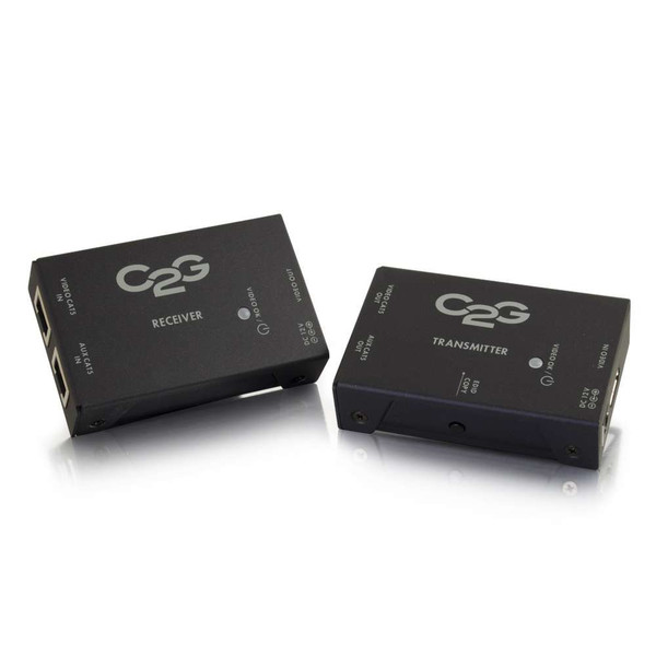 C2G 29298 AV transmitter & receiver Black AV extender
