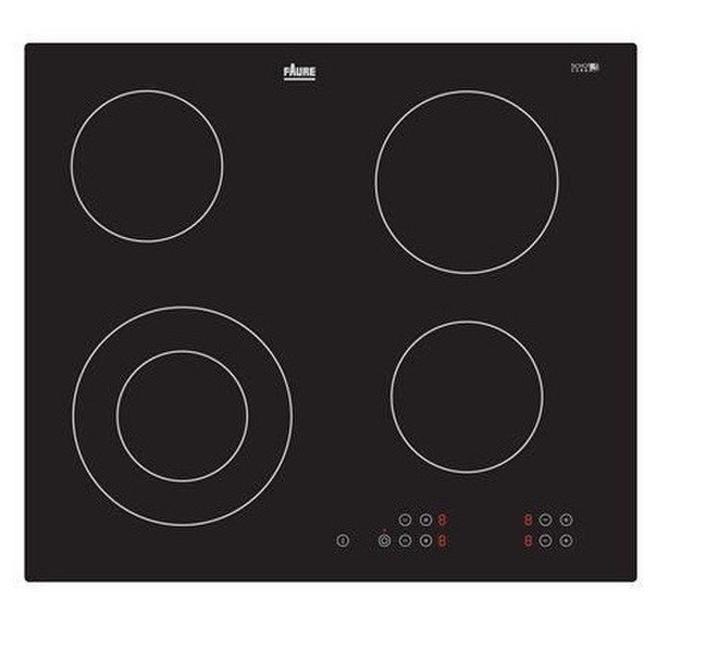 Faure FVE6004F built-in Ceramic Black hob