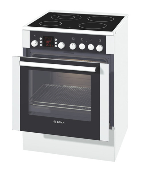 Bosch HLN653420F Freestanding Induction hob A Black,White cooker