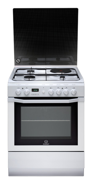 Indesit I6M6C6AG(W)/FR Freestanding Combi hob A White cooker