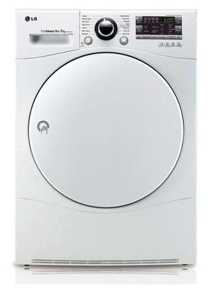 LG RP8050WH freestanding Front-load 8kg A++ White tumble dryer