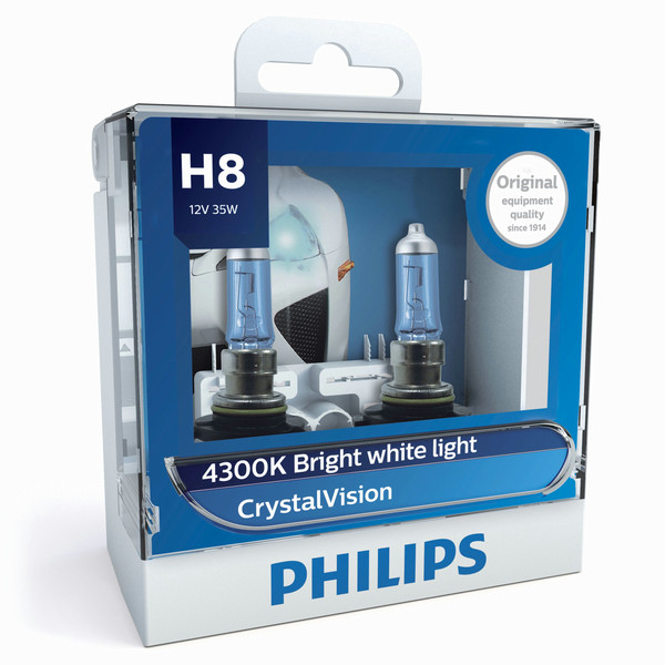 Philips CrystalVision 12360CVS2 35Вт Галоген 600лм лампа для автомобилей