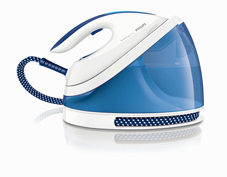 Philips PerfectCare Viva GC7031/20 2400Вт 1.7л SteamGlide soleplate Синий, Белый паровая гладильная доска