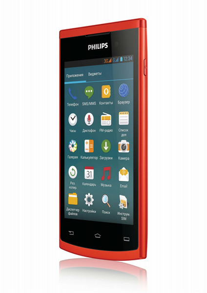 Philips CTS308RD/00 Dual SIM 1.16GB Red smartphone