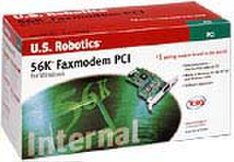 US Robotics 56K Faxmodem PCI, Internal 56Kbit/s modem